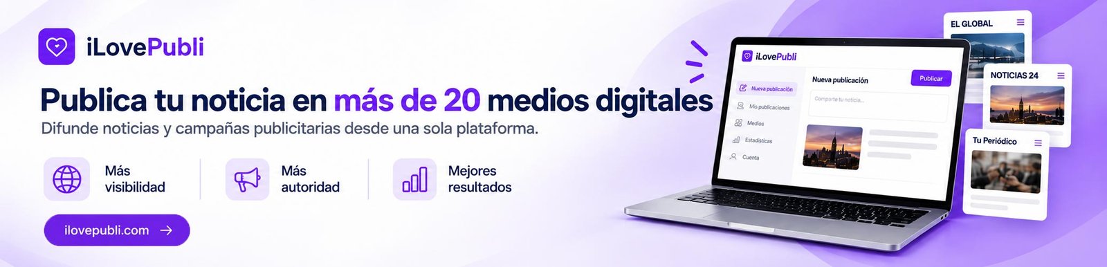 Plataforma de difusión y noticias iLovePubli